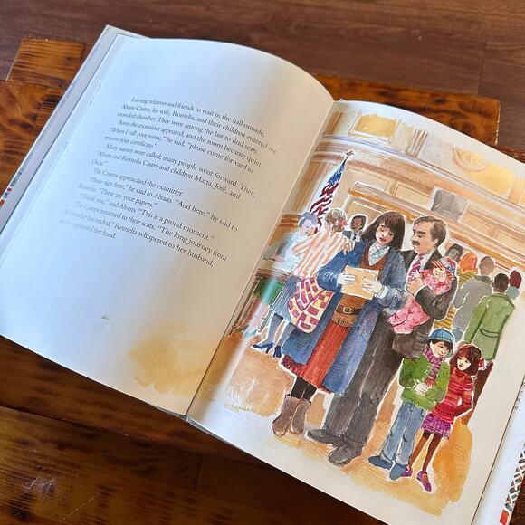 Vintage 1995 A Very Important Day Immigration Becoming A U.S. Citizen Book - Picture 6 of 9